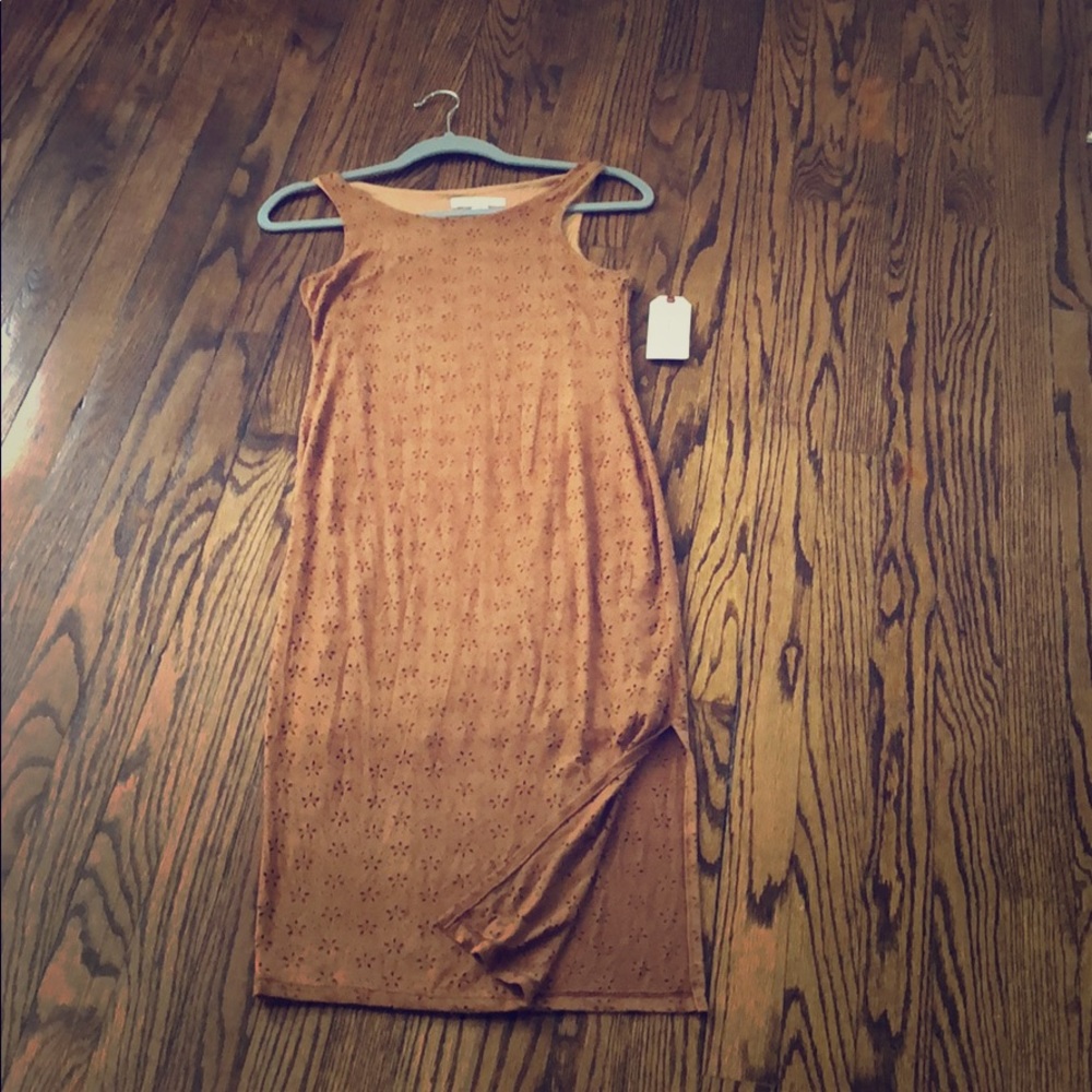 Adam Levine Camel Dress